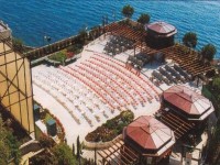 The stunning Cinema d'Ete overlooks the Med
